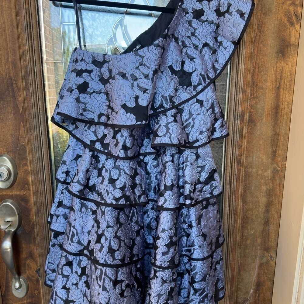 Zac Posen Silver Mini Bubble Skirt - Picture 6 of 7
